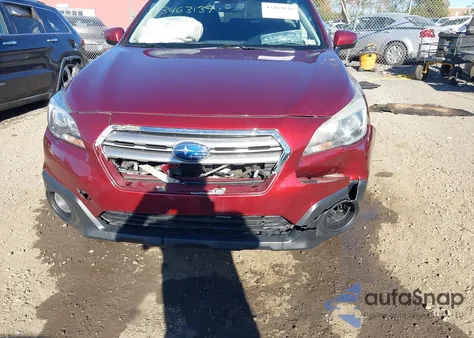 2017 Subaru Outback 2.5I Premium из США, поврежденный, VIN 4S4BSAFC5H3249118